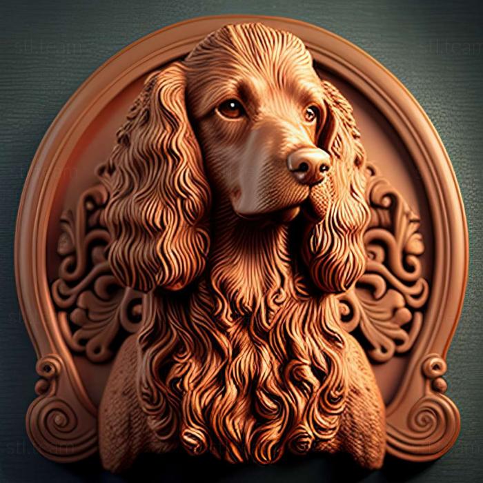 3D model Poodle dog (STL)